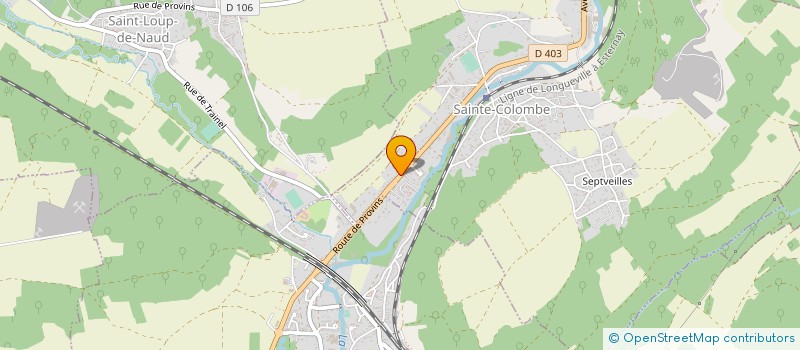 localisation de l'entreprise MADAME SANDRA PIEDANNA  SAINTE-COLOMBE