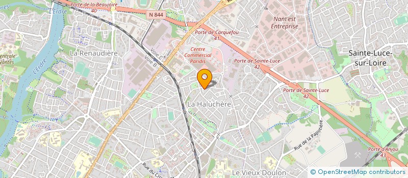 localisation de l'entreprise MADAME SANDRA PIETIN à NANTES