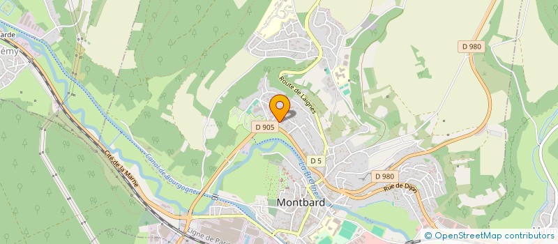 localisation de l'entreprise MADAME SANDRA PIGNET  MONTBARD