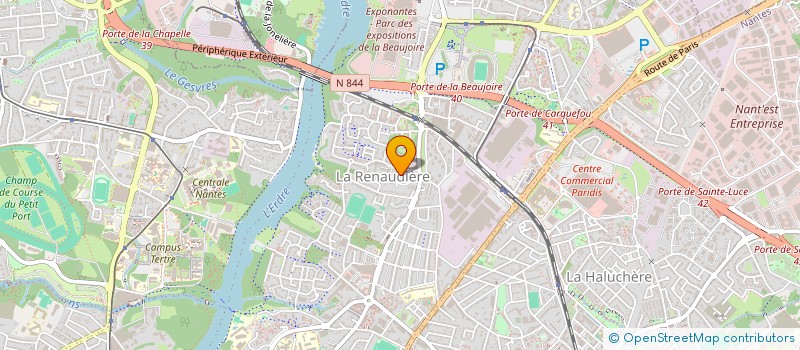 localisation de l'entreprise MADAME SANDRA PIHOUE-RUAULT  NANTES