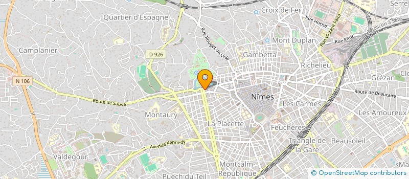 localisation de l'entreprise MADAME SANDRA PINA  NIMES