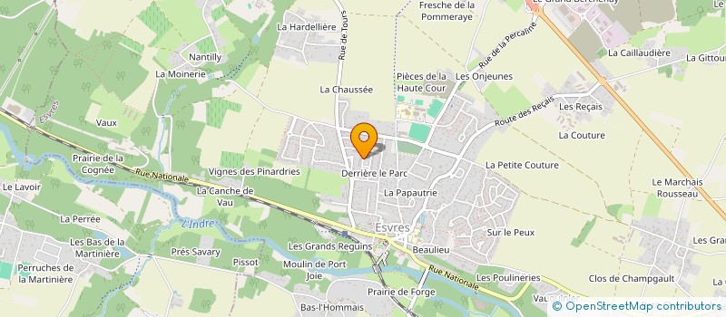 localisation de l'entreprise MADAME SANDRA PINHEIRO  ESVRES