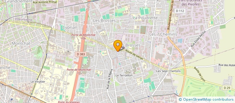 localisation de l'entreprise MADAME SANDRA PINHEIRO  BRON