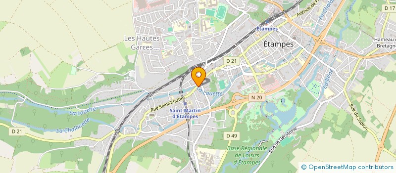 localisation de l'entreprise MADAME SANDRA PIRES à ETAMPES