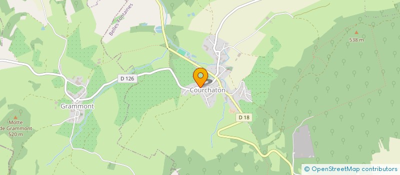 localisation de l'entreprise MADAME SANDRA PIVA  COURCHATON