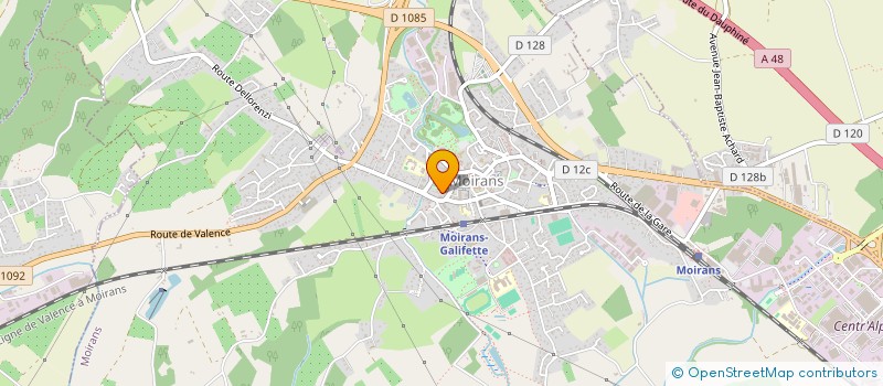 localisation de l'entreprise MADAME SANDRA PIZZOLATO  MOIRANS