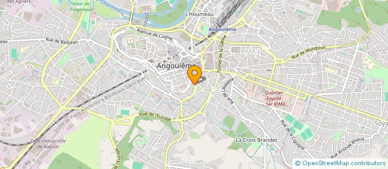 localisation de l'entreprise MADAME SANDRA PLANTARD à ANGOULEME