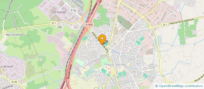 localisation de l'entreprise MADAME SANDRA PLUQUET  PERPIGNAN