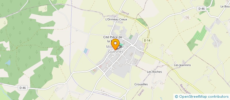 localisation de l'entreprise MADAME SANDRA POISSON à MONTS-SUR-GUESNES