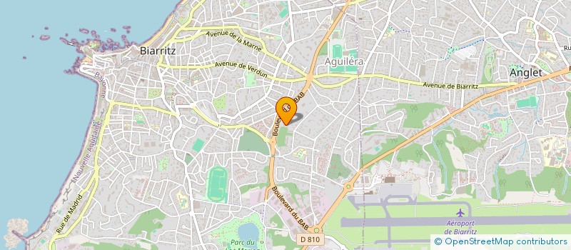 localisation de l'entreprise MADAME SANDRA POQUET à BIARRITZ