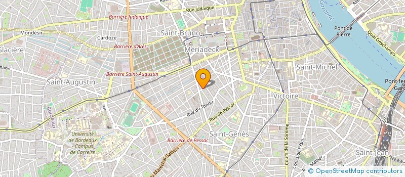 localisation de l'entreprise MADAME SANDRA PORTRON  BORDEAUX