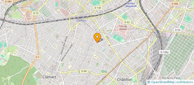 localisation de l'entreprise MADAME SANDRA POSAVEC  CHATILLON