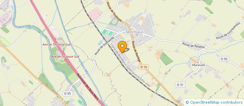 localisation de l'entreprise MADAME SANDRA POULAIN  MONTLAUR