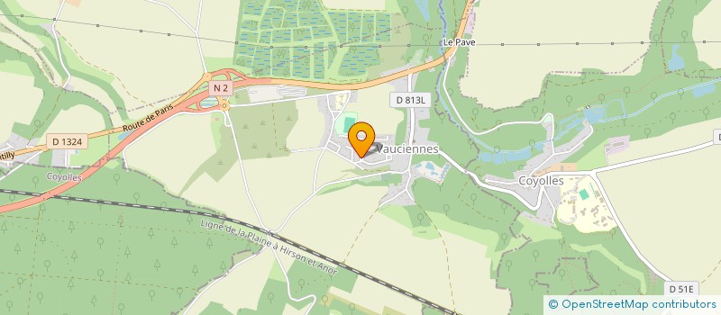 localisation de l'entreprise MADAME SANDRA POULET  VAUCIENNES