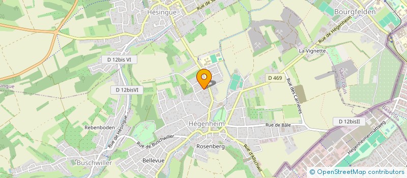 localisation de l'entreprise MADAME SANDRA POURET  HESINGUE