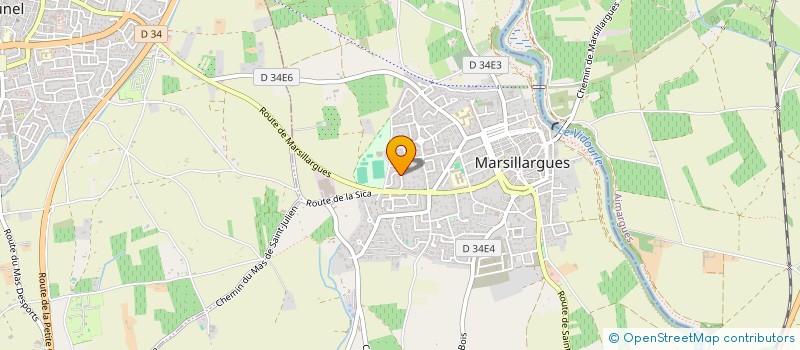 localisation de l'entreprise MADAME SANDRA PRADEL à MARSILLARGUES