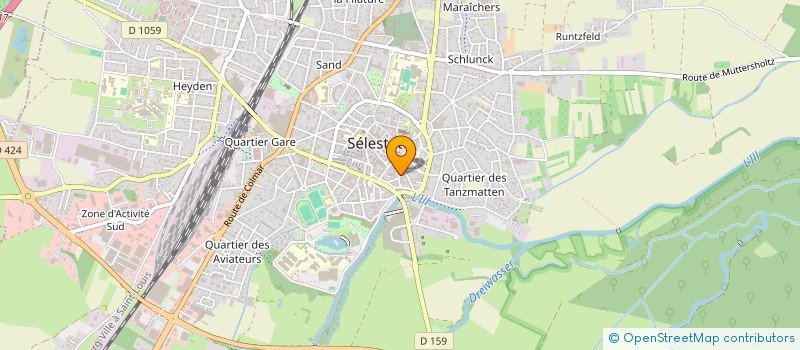 localisation de l'entreprise MADAME SANDRA PRAZERES LOPES  SELESTAT