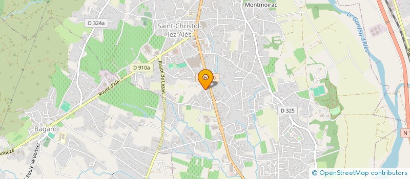 localisation de l'entreprise MADAME SANDRA PRUNARETTY  SAINT-CHRISTOL-LEZ-ALES