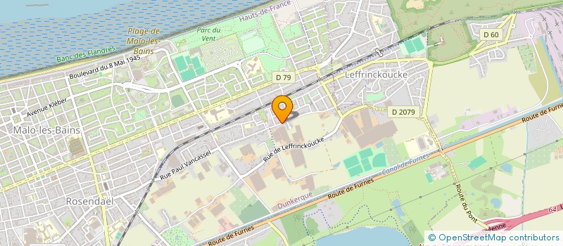 localisation de l'entreprise MADAME SANDRA PRUVOST à DUNKERQUE