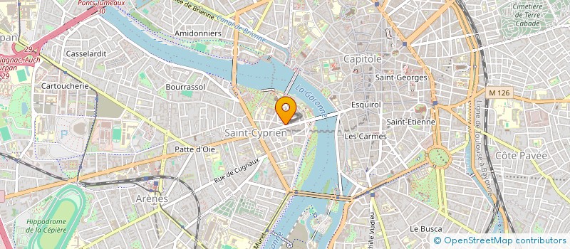 localisation de l'entreprise MADAME SANDRA PUJOL à TOULOUSE