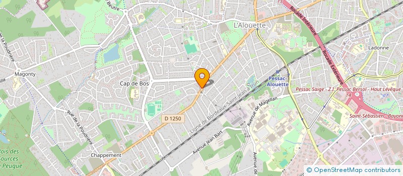 localisation de l'entreprise MADAME SANDRA QUIRICONI  PESSAC