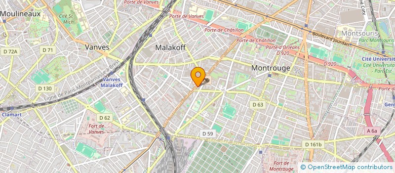 localisation de l'entreprise MADAME SANDRA RAKOTONOERA à MONTROUGE