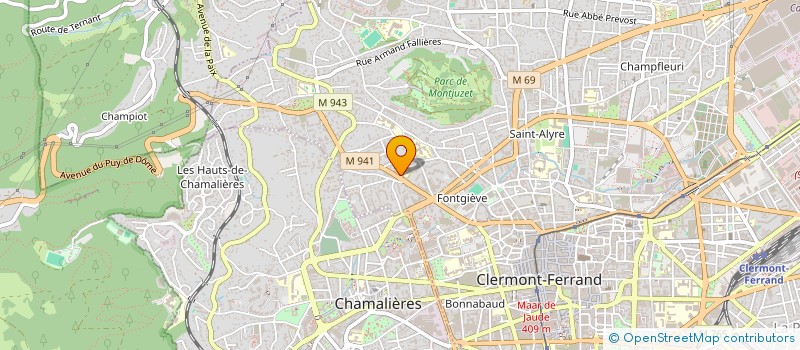 localisation de l'entreprise MADAME SANDRA RANIERI  CLERMONT-FERRAND