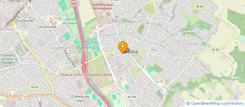 localisation de l'entreprise MADAME SANDRA RAOUL  BALMA