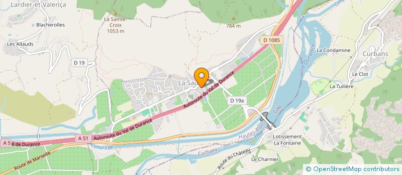 localisation de l'entreprise MADAME SANDRA RAULT  LA SAULCE