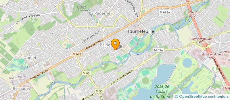 localisation de l'entreprise MADAME SANDRA RAY à TOURNEFEUILLE