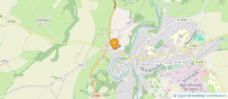 localisation de l'entreprise MADAME SANDRA RAYER  SEMUR-EN-AUXOIS