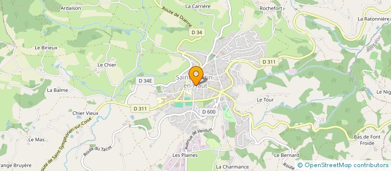 localisation de l'entreprise MADAME SANDRA REAL  SAINT-MARTIN-EN-HAUT