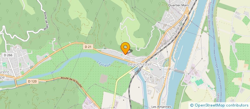 localisation de l'entreprise MADAME SANDRA REBELO  CHARMES-SUR-RHONE