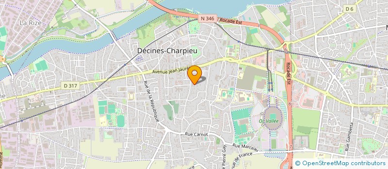 localisation de l'entreprise MADAME SANDRA RECOLLON  DECINES-CHARPIEU