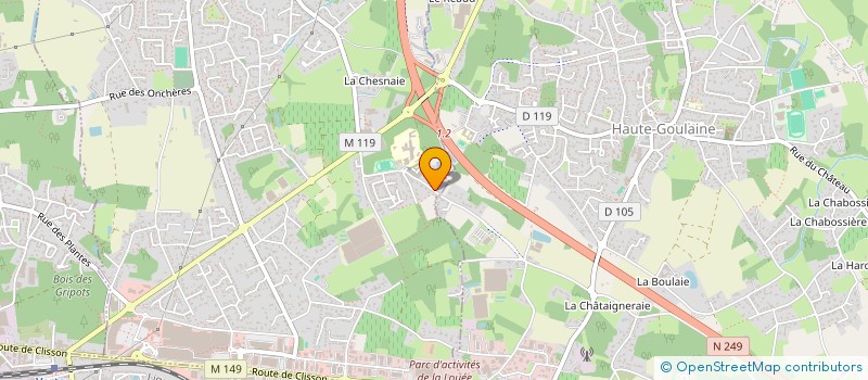 localisation de l'entreprise MADAME SANDRA REDUREAU à BASSE-GOULAINE