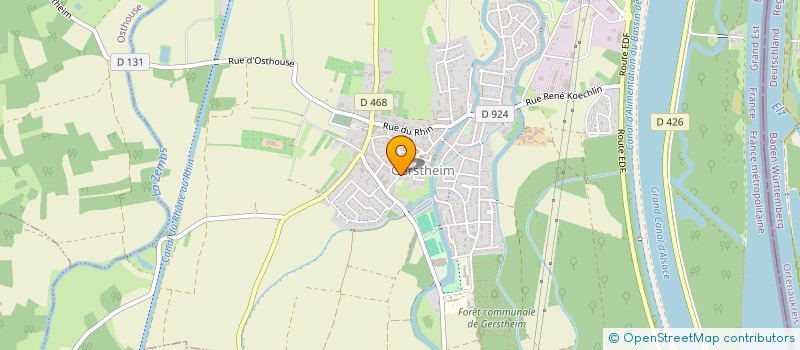 localisation de l'entreprise MADAME SANDRA REIBEL  GERSTHEIM