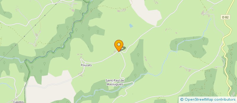 localisation de l'entreprise MADAME SANDRA REIZ  LE MASNAU-MASSUGUIES