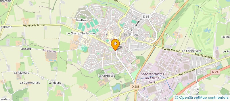 localisation de l'entreprise MADAME SANDRA REMINIAC  LE RHEU