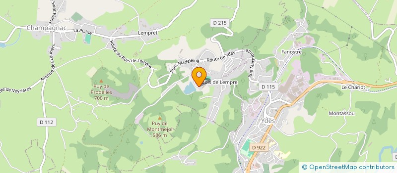 localisation de l'entreprise MADAME SANDRA RENARD à CHAMPAGNAC