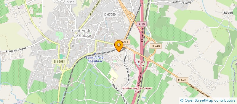 localisation de l'entreprise MADAME SANDRA RENAUX  SAINT-ANDRE-DE-CUBZAC