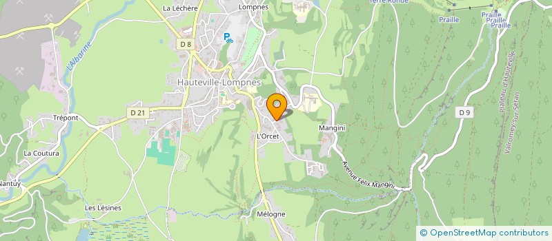 localisation de l'entreprise MADAME SANDRA RENAUX  NANTUA