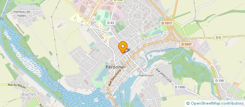 localisation de l'entreprise MADAME SANDRA RENIER à PERONNE