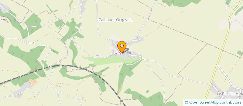 localisation de l'entreprise MADAME SANDRA RIBEIRO  CAILLOUET-ORGEVILLE