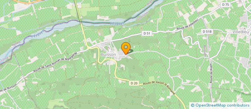 localisation de l'entreprise MADAME SANDRA RIBIERE à VAISON-LA-ROMAINE