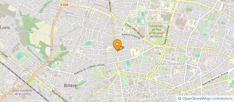 localisation de l'entreprise MADAME SANDRA RICHE à PAU