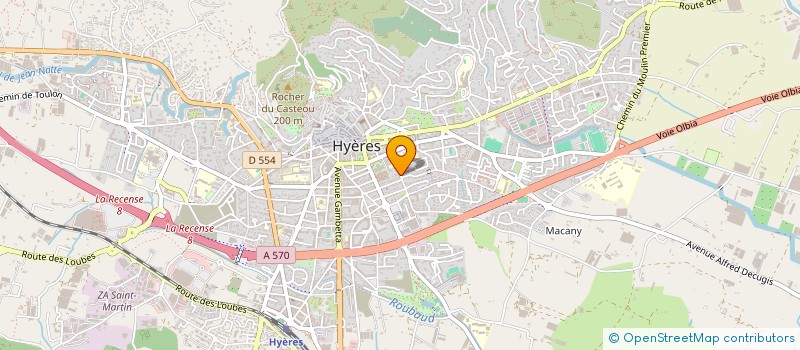 localisation de l'entreprise MADAME SANDRA RICO à HYERES