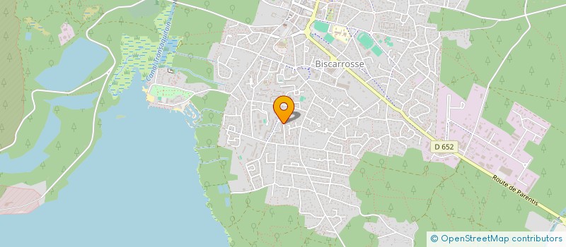 localisation de l'entreprise MADAME SANDRA ROBERT  BISCARROSSE