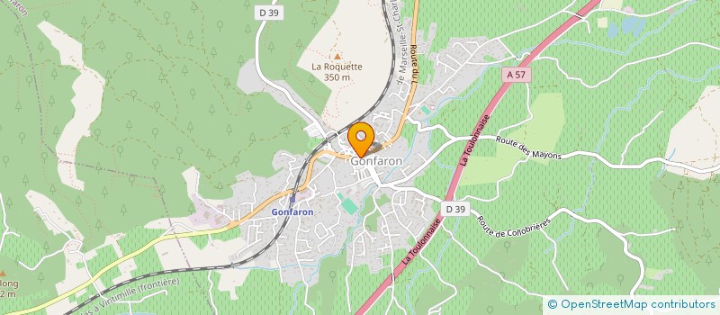 localisation de l'entreprise MADAME SANDRA ROBERTON  GONFARON