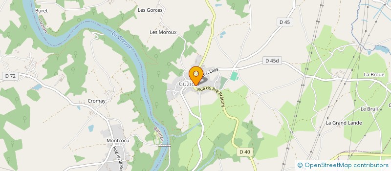 localisation de l'entreprise MADAME SANDRA ROBIN à CUZION