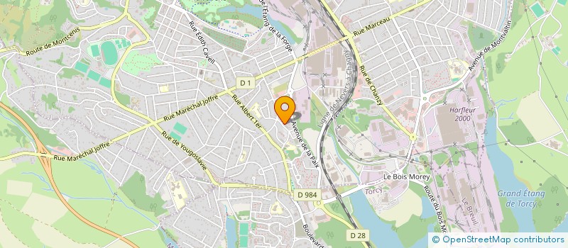 localisation de l'entreprise MADAME SANDRA ROBUFFO  LE CREUSOT